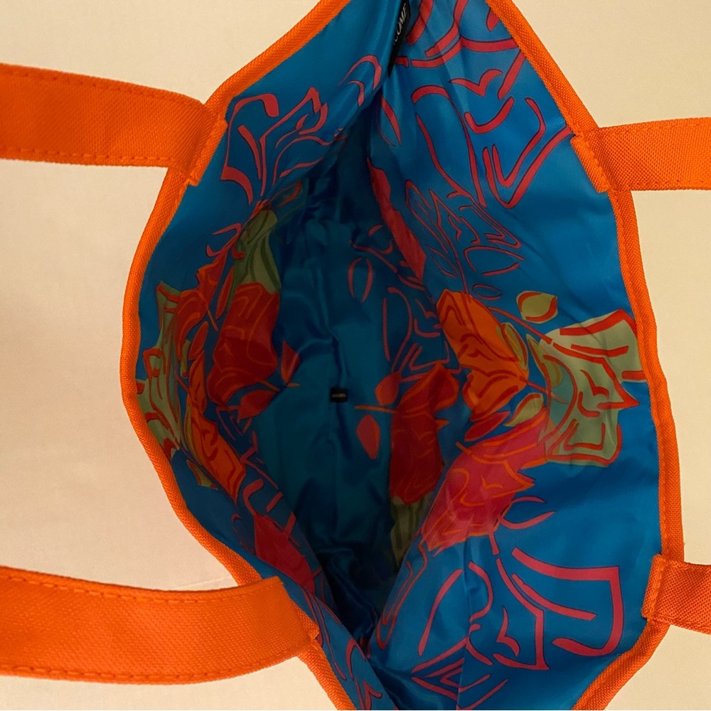 Lancôme Stylish Pink and Orange Tote Bag - Picture 6 of 8
